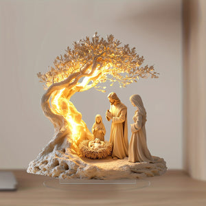Tree of Life Acrylic Family Display – Jesus Inspired Home Decor