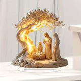 Tree of Life Acrylic Family Display – Jesus Inspired Home Decor - BOURANADecorative LED LightBOURANABOURANACJYD241078101AZ5colorTree of Life Acrylic Family Display – Jesus Inspired Home Decor