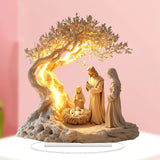Tree of Life Acrylic Family Display – Jesus Inspired Home Decor - BOURANADecorative LED LightBOURANABOURANACJYD241078101AZ5colorTree of Life Acrylic Family Display – Jesus Inspired Home Decor