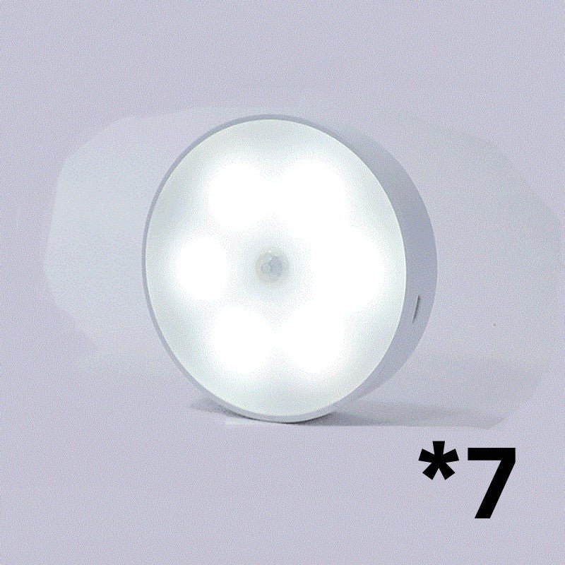 Lumos Motion Sensor LED Puck Light – USB Rechargeable Wireless Lamp - BOURANADecorative LED LightBourana HomeBOURANACJJT110969708HS7pcs White lightLumos Motion Sensor LED Puck Light – USB Rechargeable Wireless LampUSB