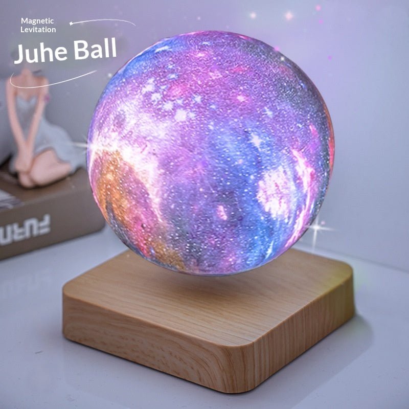 Lunar Sphere: Magnetic Levitation Night Light - BOURANADecorative LED LightBOURANABOURANACJYD264225503CXGalaxy BallLunar Sphere: Magnetic Levitation Night LightUSDeep wood grain base