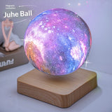Lunar Sphere: Magnetic Levitation Night Light - BOURANADecorative LED LightBOURANABOURANACJYD264225503CXGalaxy BallLunar Sphere: Magnetic Levitation Night LightUSDeep wood grain base