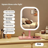 Lustra LED Makeup Mirror – Rotating, Dimmable, Rechargeable - BOURANALED Makeup MirrorBourana HomeBOURANACJYD232786402BYGirl Pink Three ColorsLustra LED Makeup Mirror – Rotating, Dimmable, RechargeableCosmetic Mirror