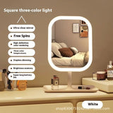 Lustra LED Makeup Mirror – Rotating, Dimmable, Rechargeable - BOURANALED Makeup MirrorBourana HomeBOURANACJYD232786401AZPearl White Three ColorsLustra LED Makeup Mirror – Rotating, Dimmable, RechargeableCosmetic Mirror