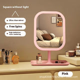 Lustra LED Makeup Mirror – Rotating, Dimmable, Rechargeable - BOURANALED Makeup MirrorBourana HomeBOURANACJYD232786404DWGirl Pink Without LightsLustra LED Makeup Mirror – Rotating, Dimmable, RechargeableCosmetic Mirror