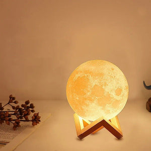 3D Lunar Moon Lamp – Modern Ambient Night Light (16 Colors) - BOURANANight LightsBourana HomeBOURANACJSN137681901AZ16colors3D Lunar Moon Lamp – Modern Ambient Night Light (16 Colors)10cm