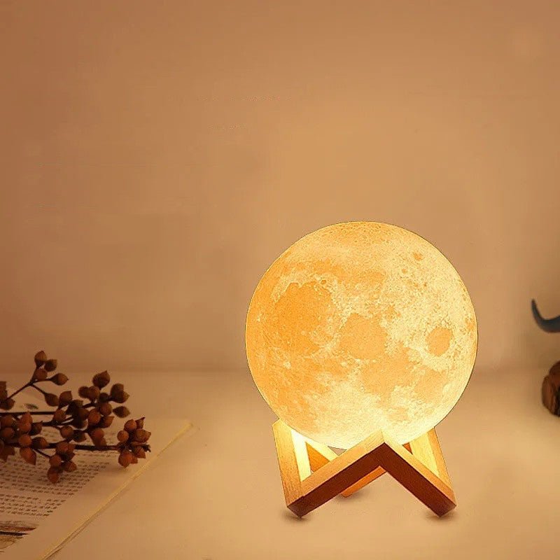 3D Lunar Moon Lamp – Modern Ambient Night Light (16 Colors) - BOURANANight LightsBourana HomeBOURANACJSN137681901AZ16colors3D Lunar Moon Lamp – Modern Ambient Night Light (16 Colors)10cm